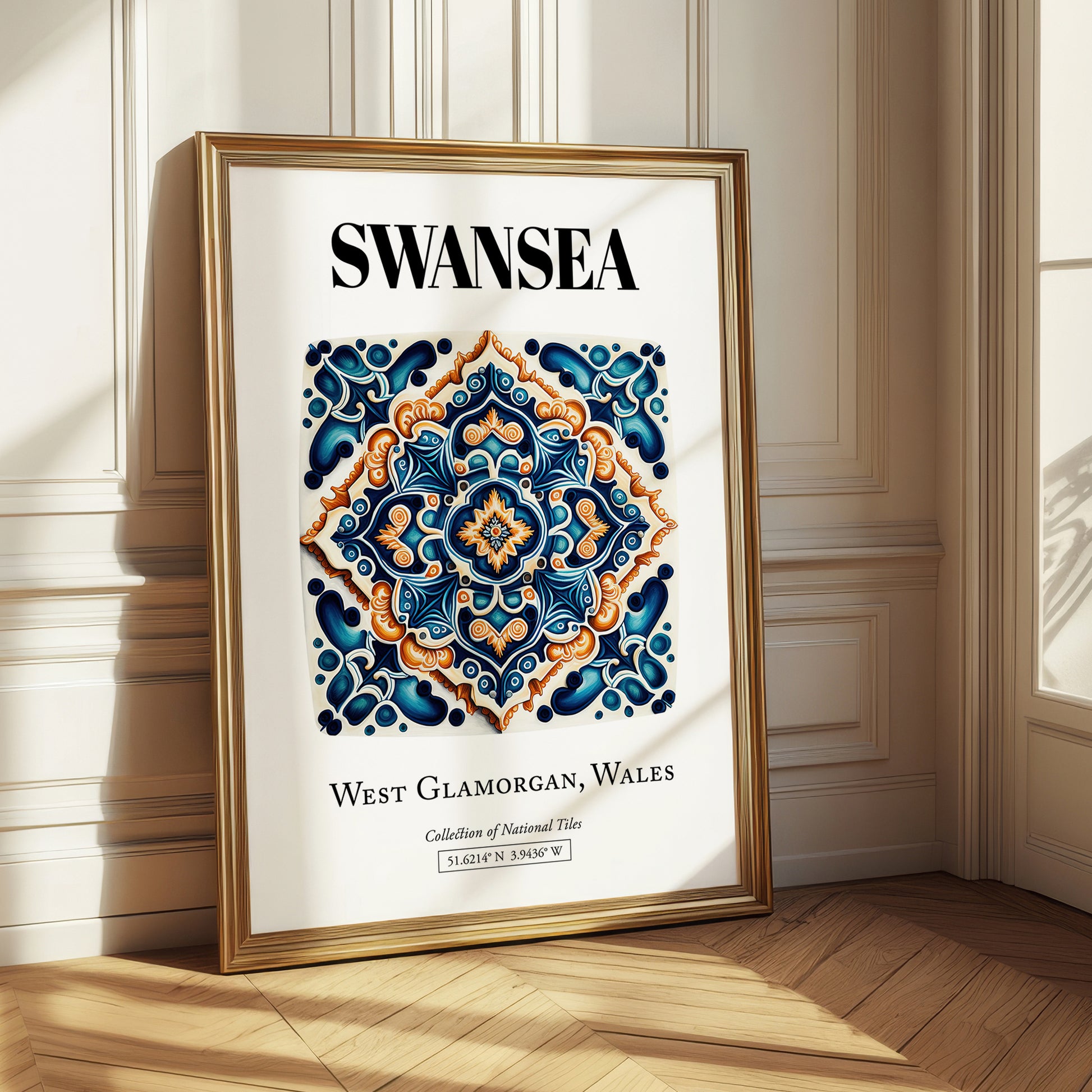 Swansea, Wales – Travel Wall Decor, styled in a charming Paris street view