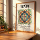 Tenby, Wales – Vintage Travel Poster, clean layout with no caption