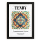 Tenby, Wales – Vintage Travel Poster, in sleek black frame