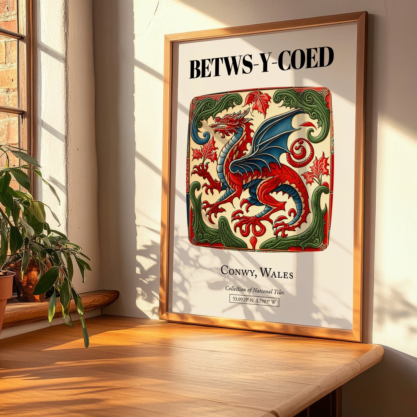 Betws-y-coed, Wales – Travel Print, clean layout with no caption