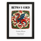 Betws-y-coed, Wales – Travel Print, in sleek black frame