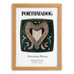 Porthmadog, Wales – Travel Poster, set in oak frame