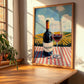 Valdepeñas – Spanish Red Wine, Wine Bar Print, clean layout with no caption