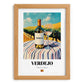 Verdejo – Spanish White Wine, Bodega Poster, set in oak frame