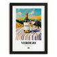 Verdejo – Spanish White Wine, Bodega Poster, in sleek black frame