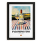 Palomino Fino – Spanish White Wine, Wine Bar Print, in sleek black frame