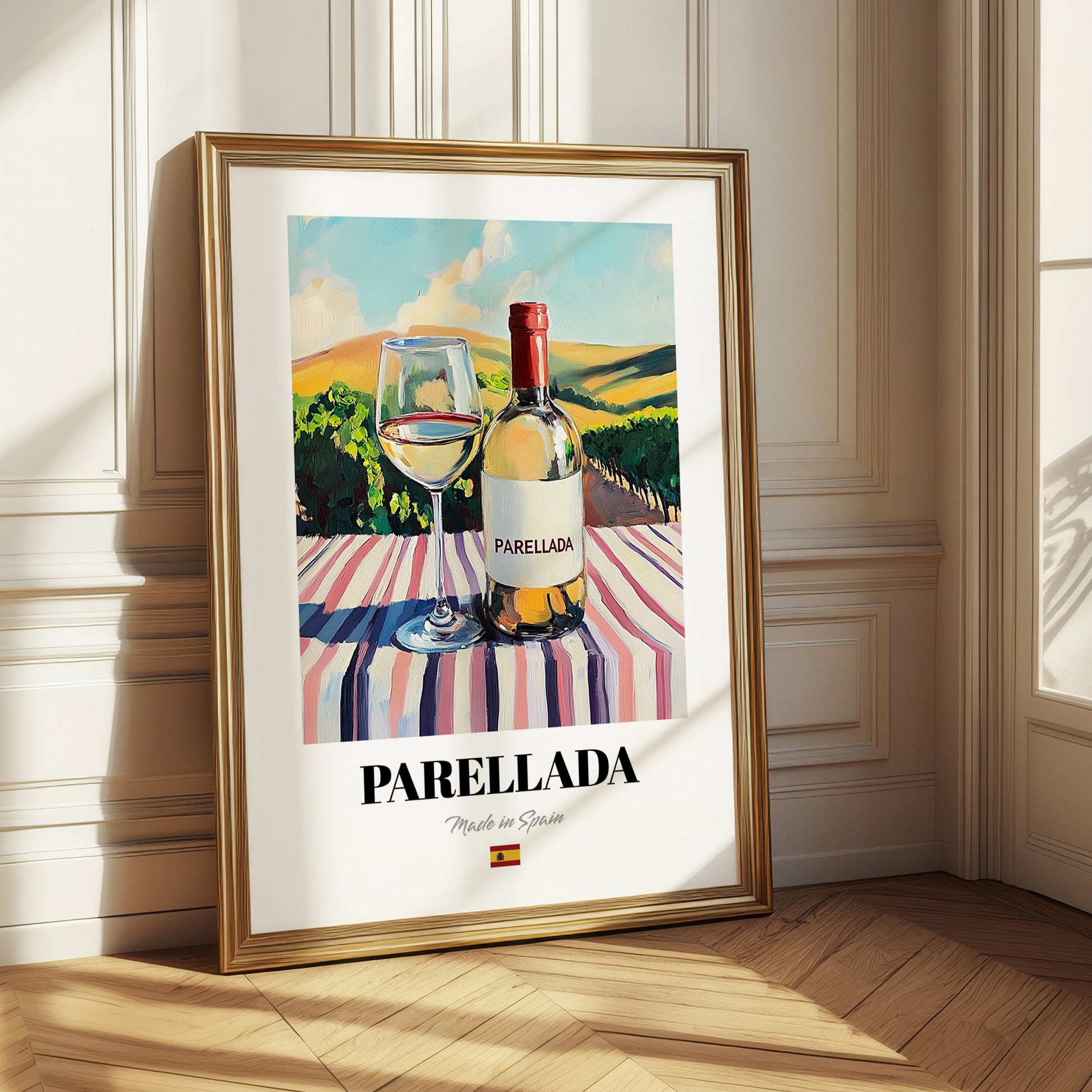 Parellada – Spanish White Wine, Wine Bar Wall Art