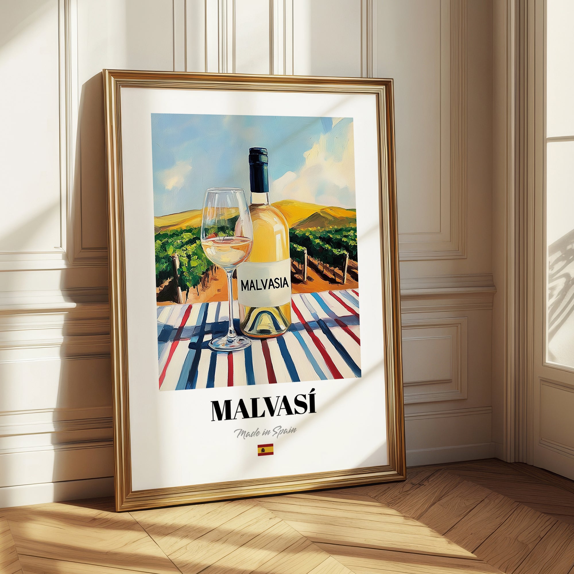 Malvasí – Spanish White Wine, Vinoteca Painting