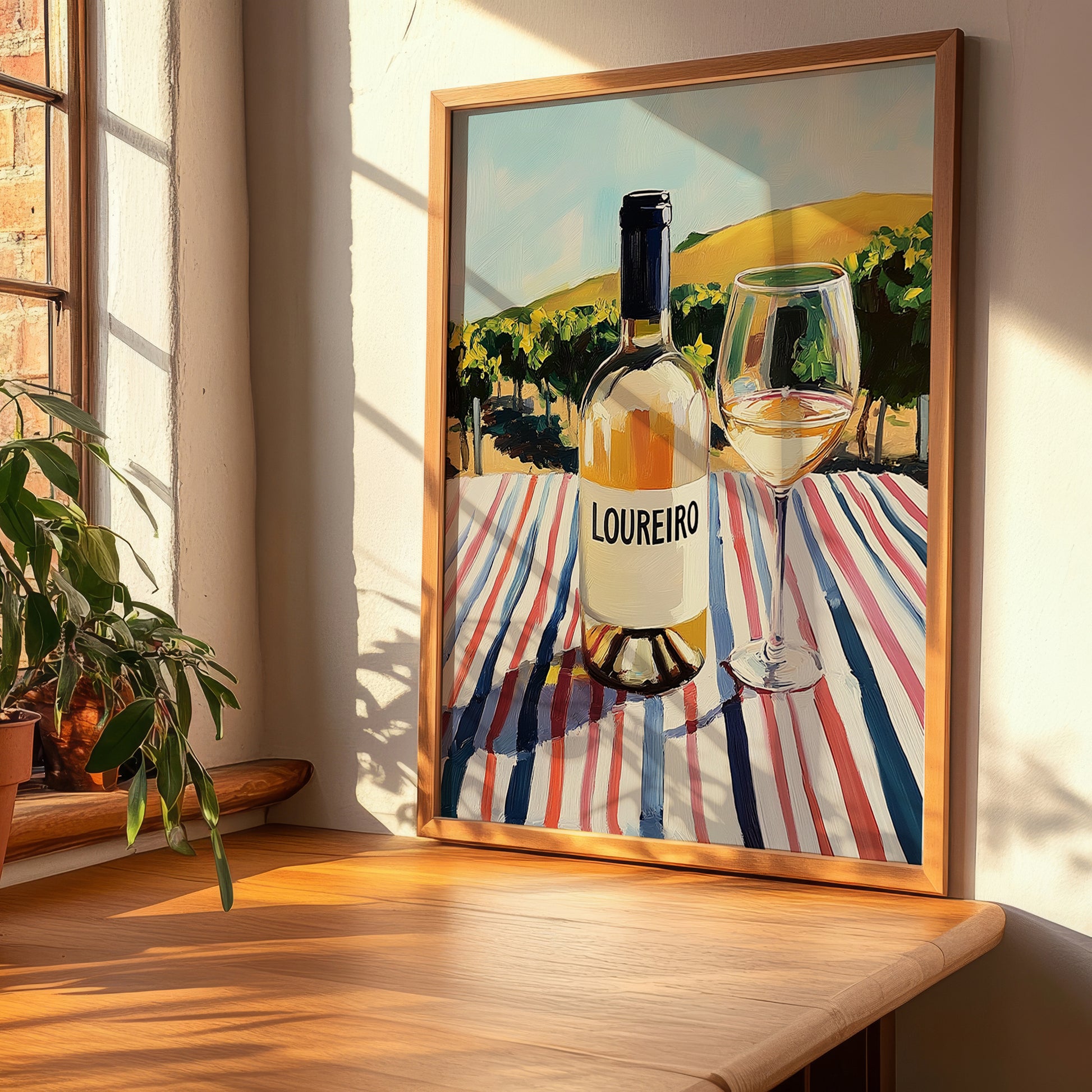 Loureiro – Spanish White Wine, Vinoteca Art, clean layout with no caption