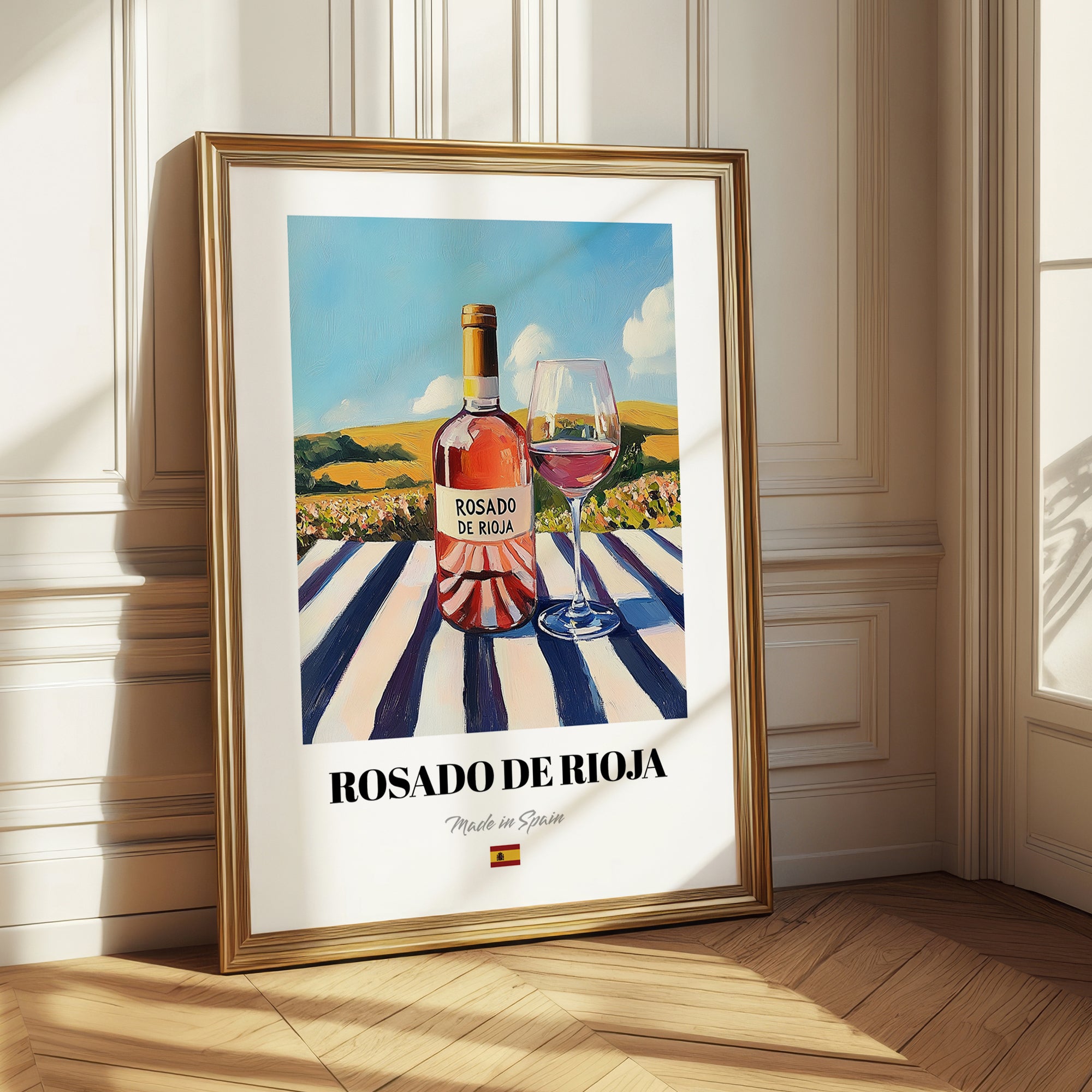 Rosado de Rioja – Spanish Rose Wine, Wine Bar Poster