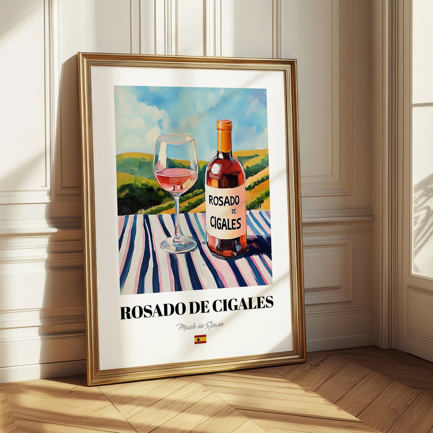 Rosado de Cigales – Spanish Rose Wine, Vinoteca Poster