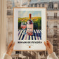 Rosado de Penedès – Spanish Rose Wine, Vinoteca Painting, styled in a charming Paris street view