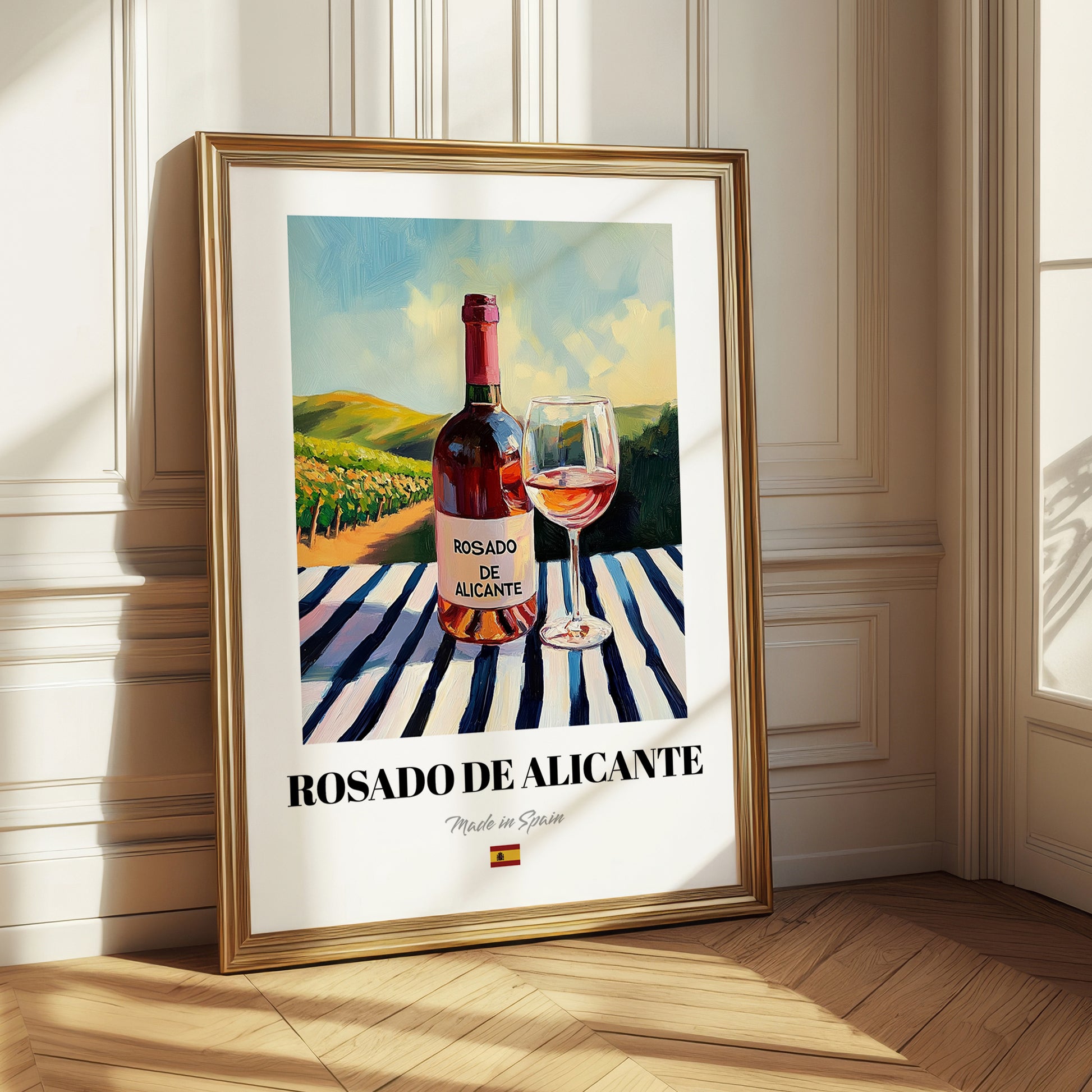 Rosado de Alicante – Spanish Rose Wine, Vinoteca Painting