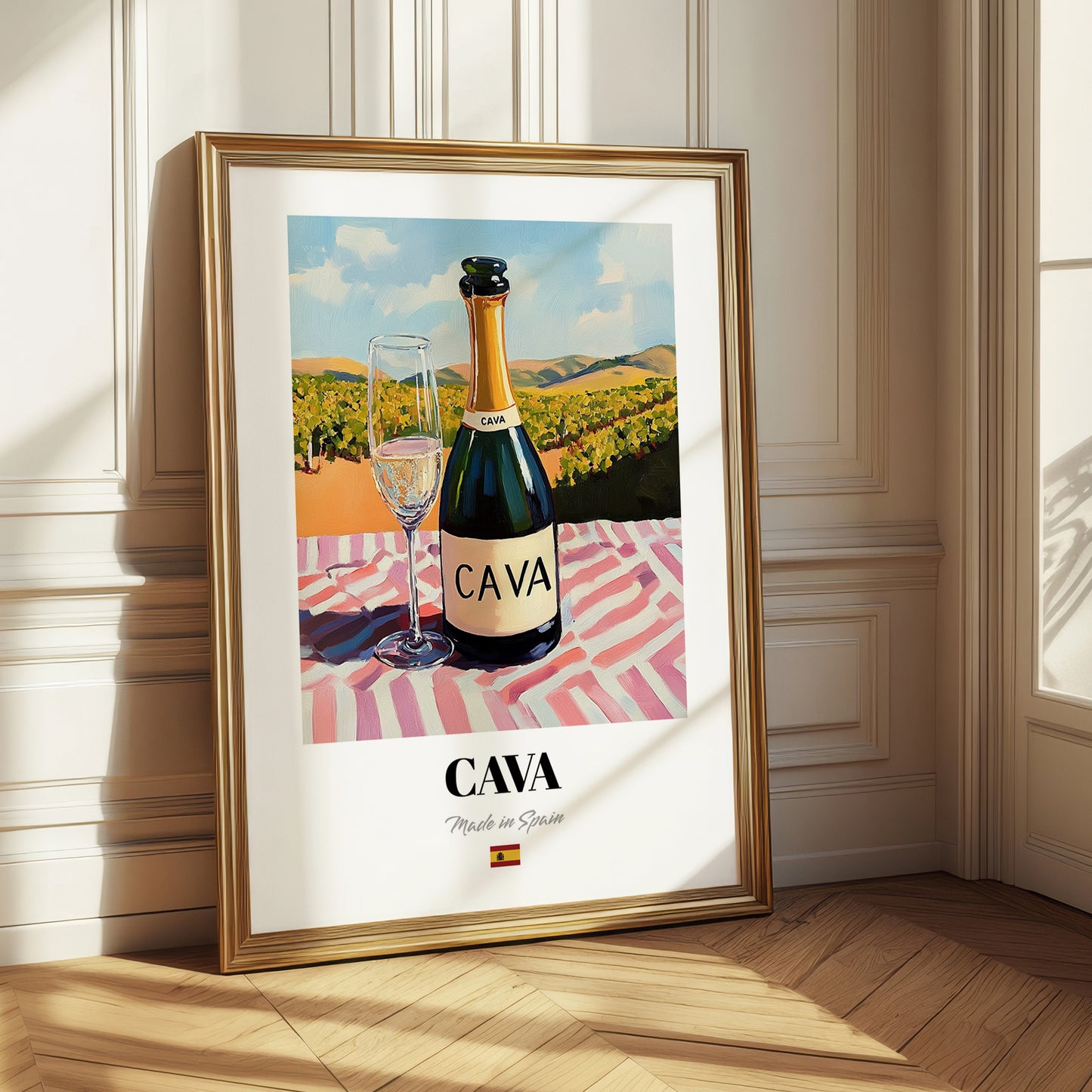 Cava – Spanish Sparkling Wine, Tasting Room Still Life