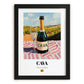 Cava – Spanish Sparkling Wine, Tasting Room Still Life, in sleek black frame