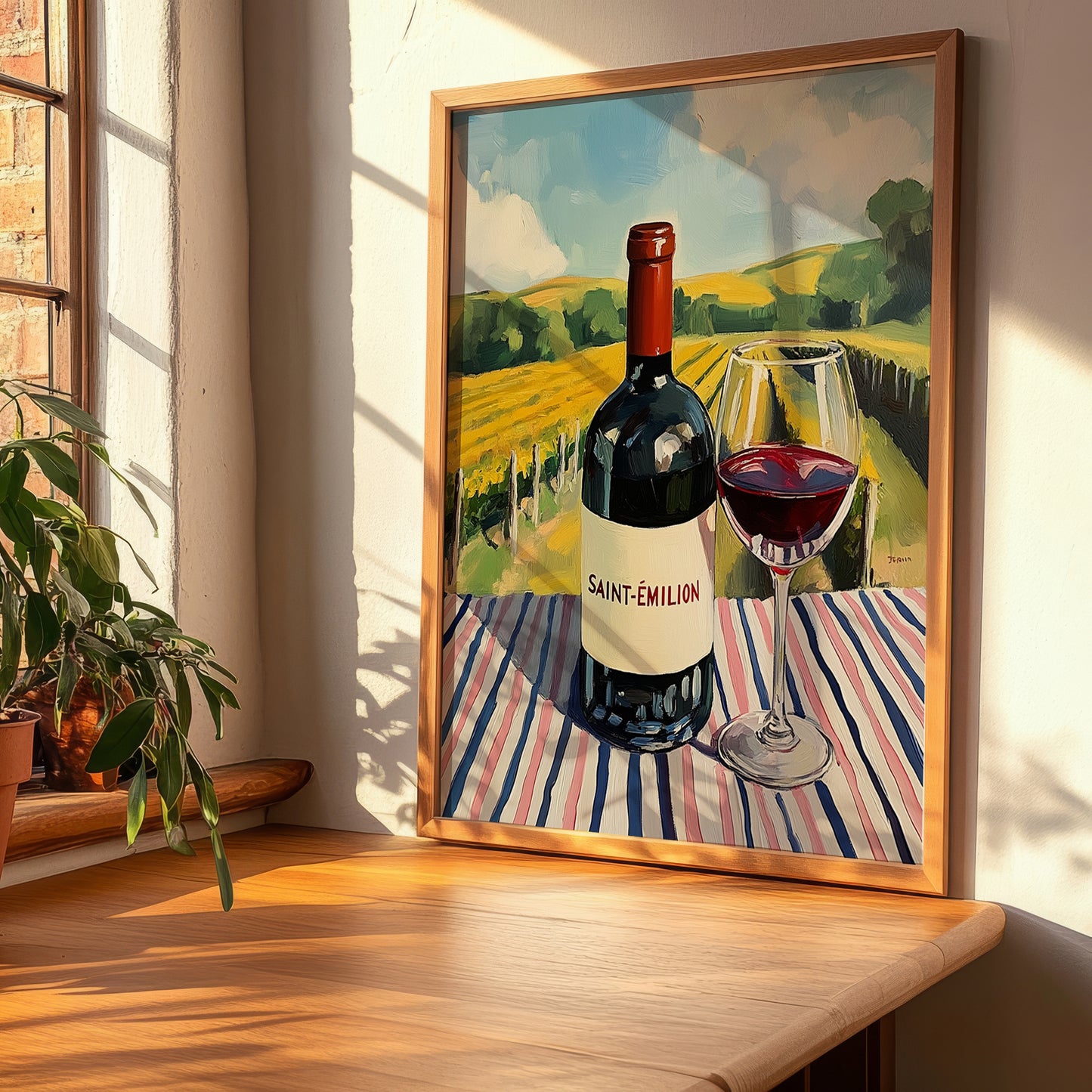 Saint-Émilion – French Red Wine, Vinoteca Still Life, clean layout with no caption