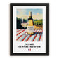 Alsace Gewürztraminer – French White Wine, Tasting Room Print, in sleek black frame
