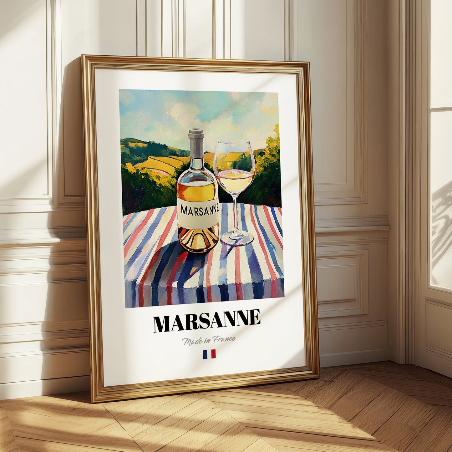 Marsanne – French White Wine, Wine Bar Poster