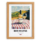 Roussanne – French White Wine, Enoteca Poster, set in oak frame
