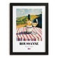 Roussanne – French White Wine, Enoteca Poster, in sleek black frame