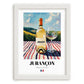 Jurançon – French White Wine, Wine Bar Poster, placed in minimal white frame
