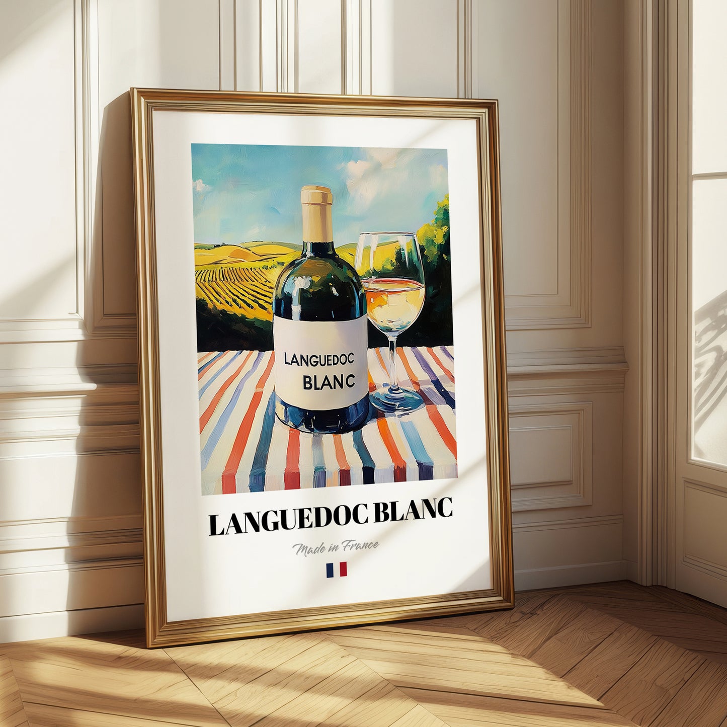 Languedoc Blanc – French White Wine, Tasting Room Wall Art