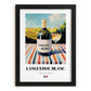 Languedoc Blanc – French White Wine, Tasting Room Wall Art, in sleek black frame