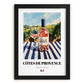 Côtes de Provence – French Rose Wine, Enoteca Still Life, in sleek black frame