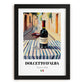 Dolcetto d'Alba – Italian Red Wine, Enoteca Poster, in sleek black frame