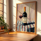 Primitivo di Manduria – Italian Red Wine, Wine Bar Poster, clean layout with no caption