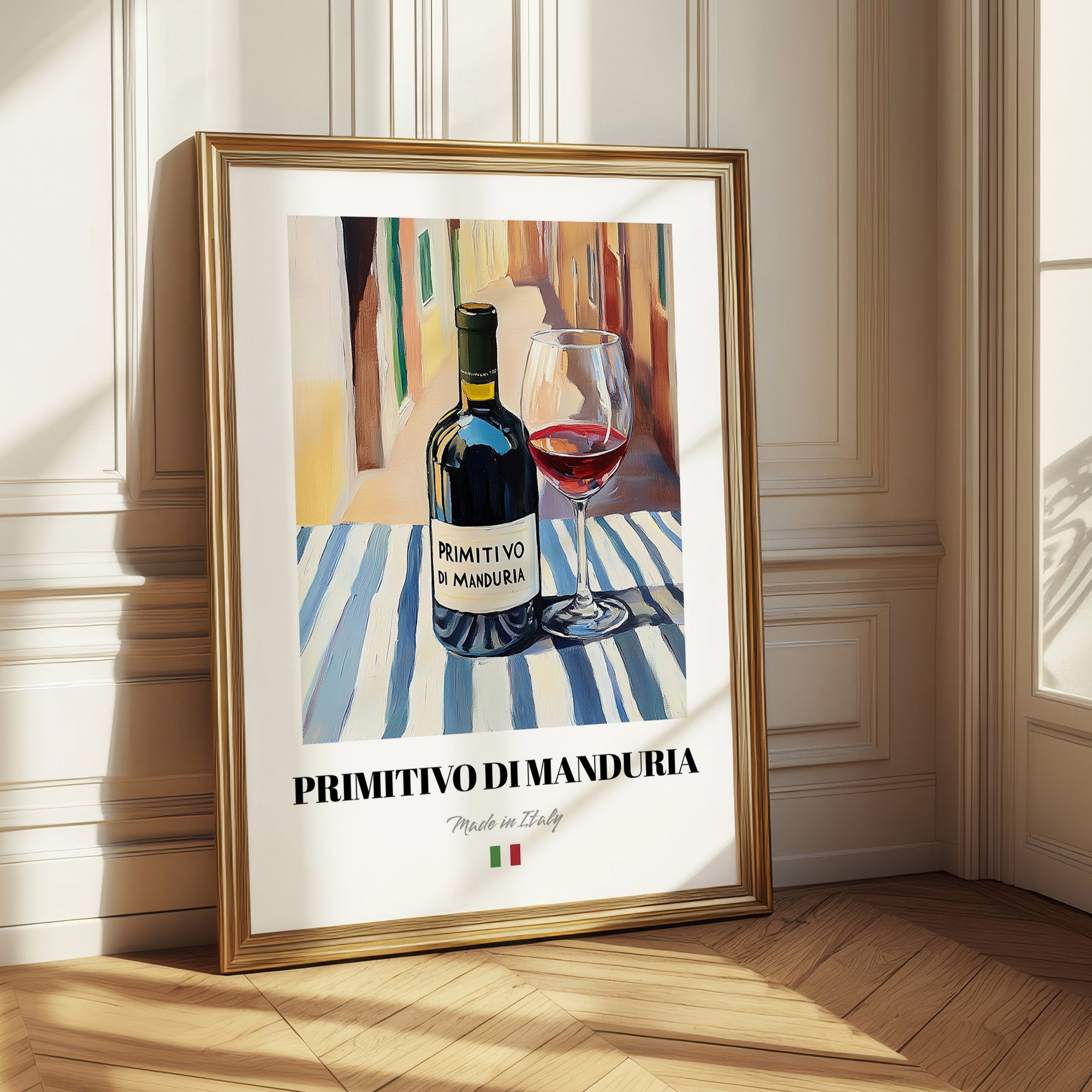 Primitivo di Manduria – Italian Red Wine, Enoteca Wall Art