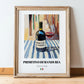 Primitivo di Manduria – Italian Red Wine, Enoteca Wall Art, in wooden frame leaning on the floor