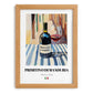 Primitivo di Manduria – Italian Red Wine, Enoteca Wall Art, set in oak frame