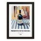 Primitivo di Manduria – Italian Red Wine, Enoteca Wall Art, in sleek black frame