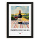 Primitivo di Manduria – Italian Red Wine, Wine Bar Wall Decor, in sleek black frame