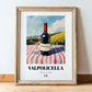 Valpolicella – Italian Red Wine, Wine Bar Still Life, in wooden frame leaning on the floor
