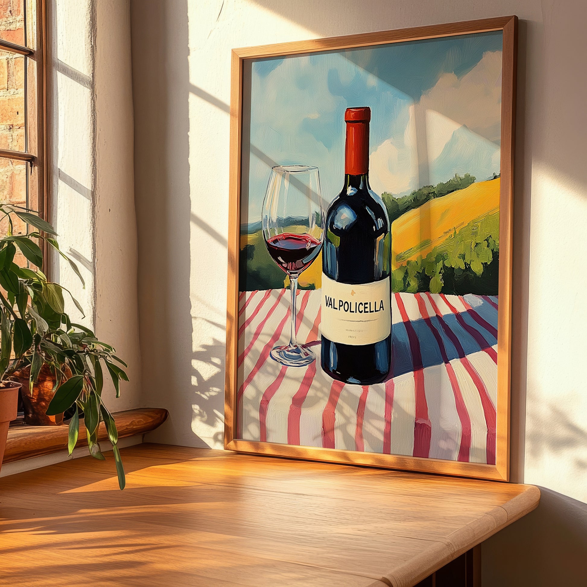Valpolicella – Italian Red Wine, Wine Bar Still Life, clean layout with no caption