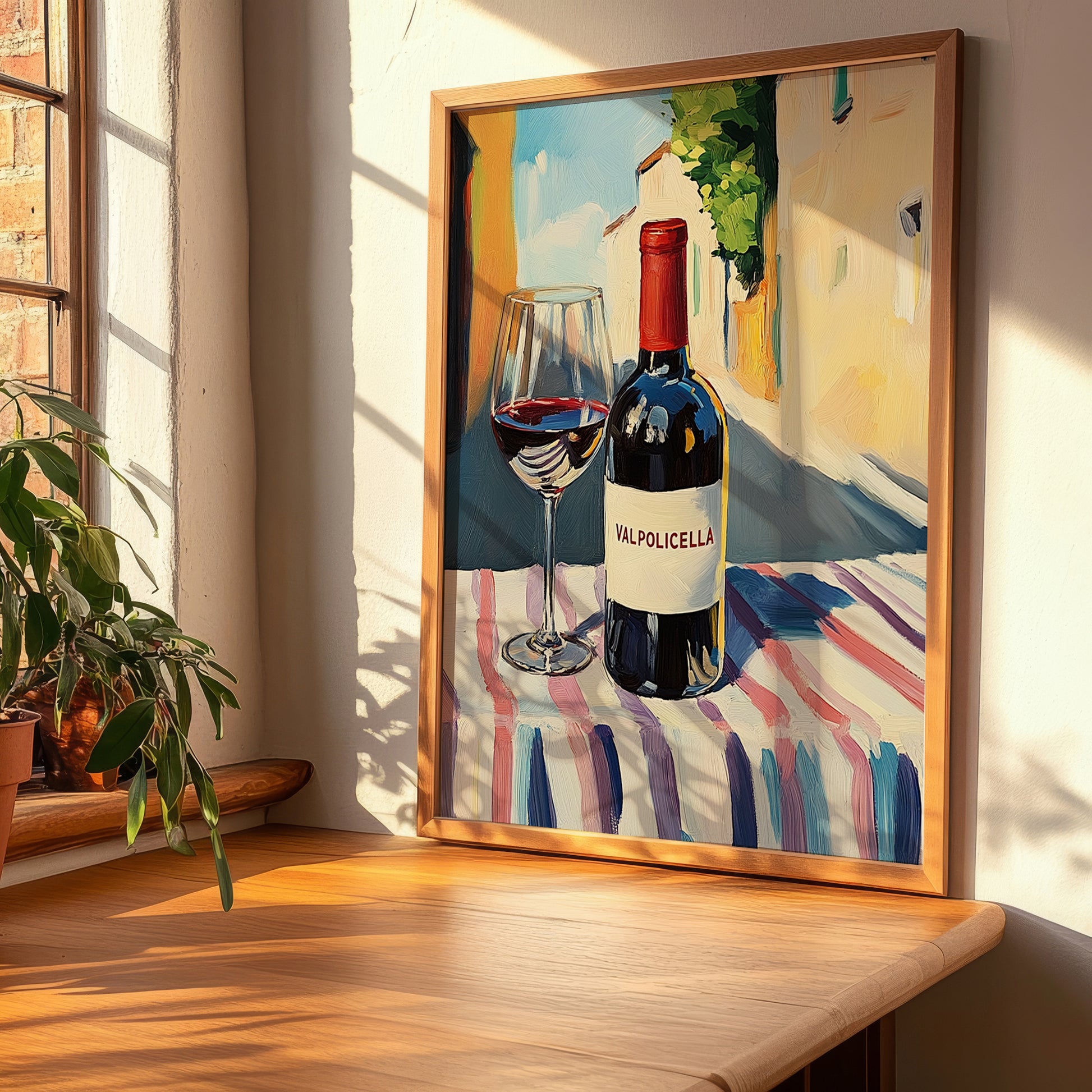 Valpolicella – Italian Red Wine, Tasting Room Poster, clean layout with no caption