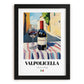 Valpolicella – Italian Red Wine, Tasting Room Poster, in sleek black frame