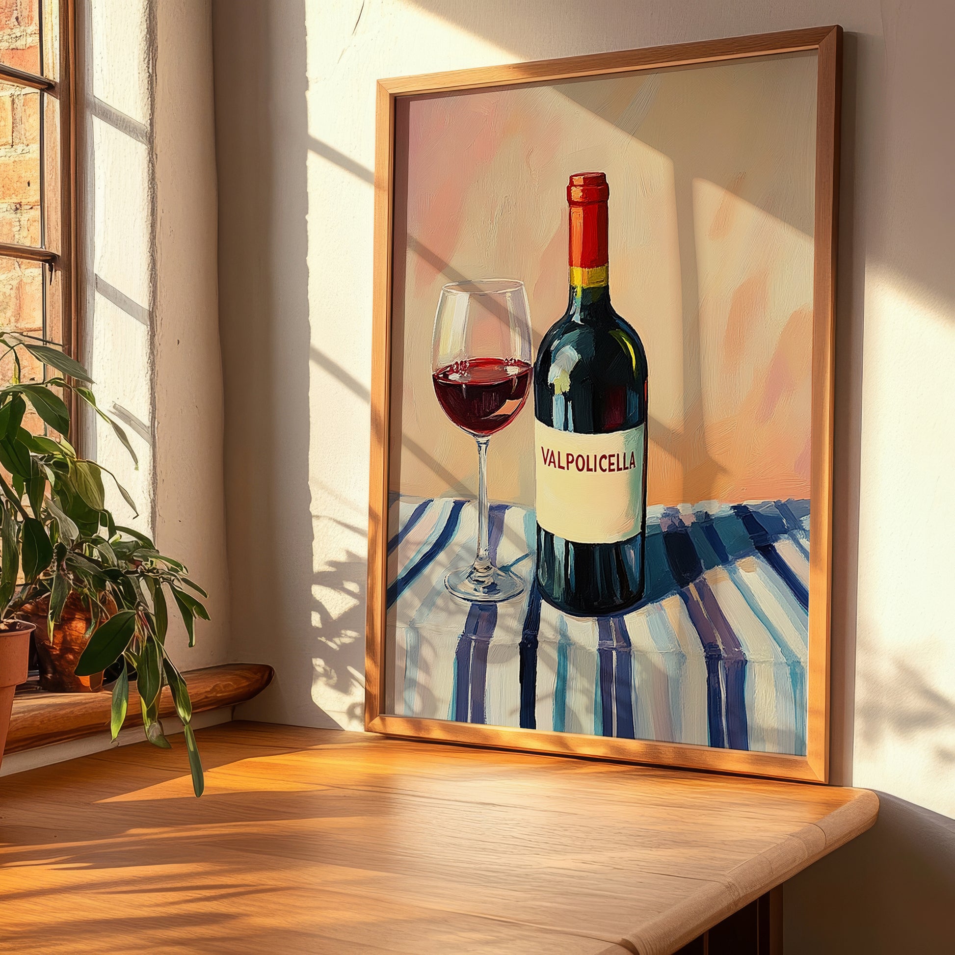 Valpolicella – Italian Red Wine, Bodega Print, clean layout with no caption