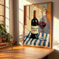 Montepulciano d'Abruzzo – Italian Red Wine, Wine Bar Poster, clean layout with no caption