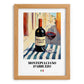 Montepulciano d'Abruzzo – Italian Red Wine, Wine Bar Poster, set in oak frame