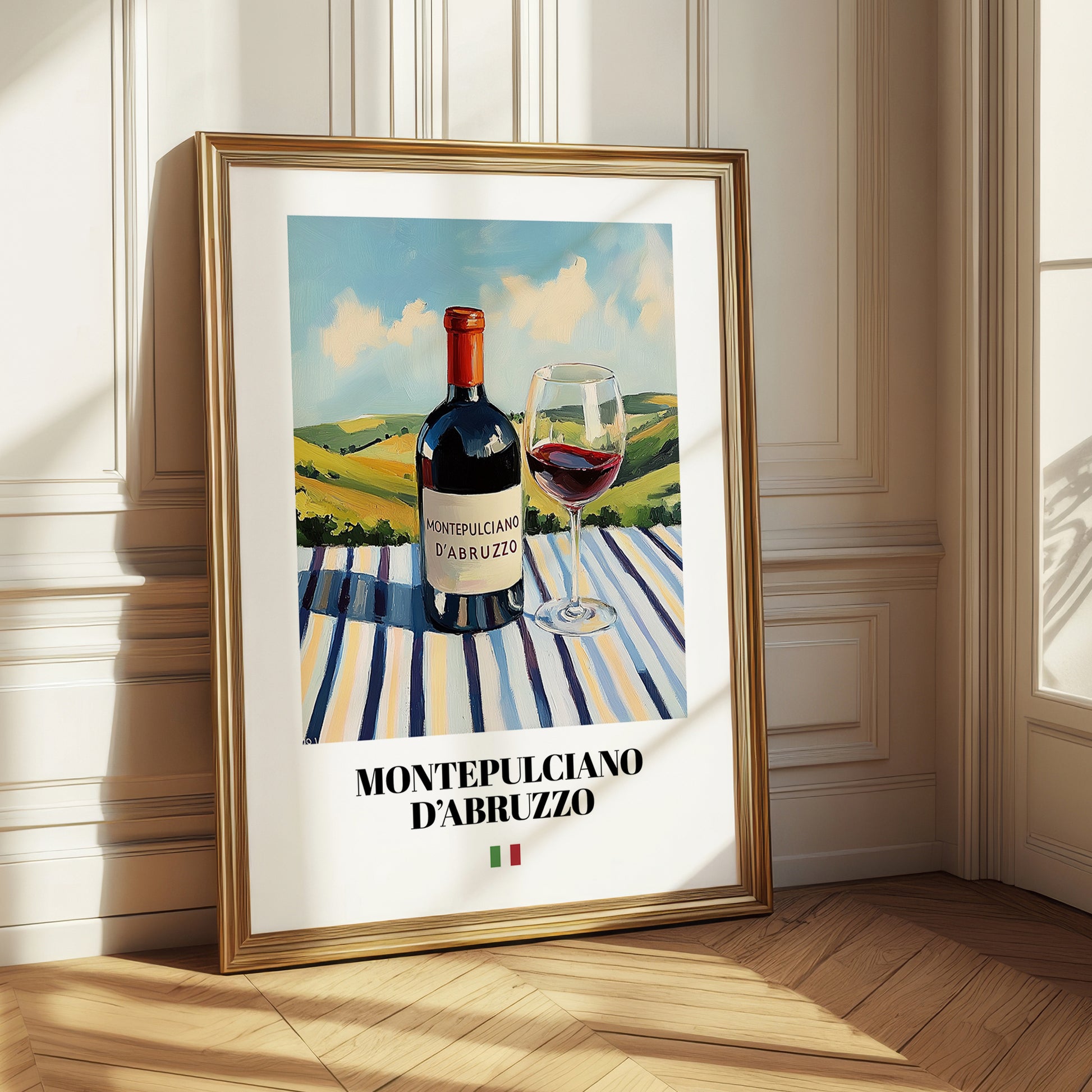 Montepulciano d'Abruzzo – Italian Red Wine, Wine Bar Wall Decor