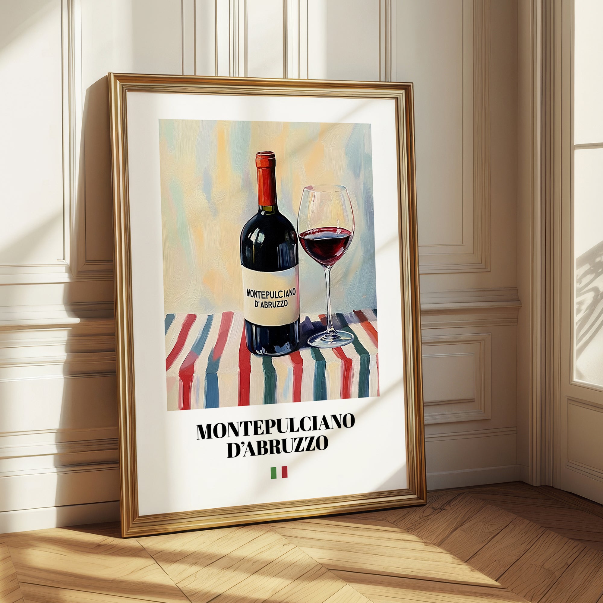 Montepulciano d'Abruzzo – Italian Red Wine, Bodega Poster