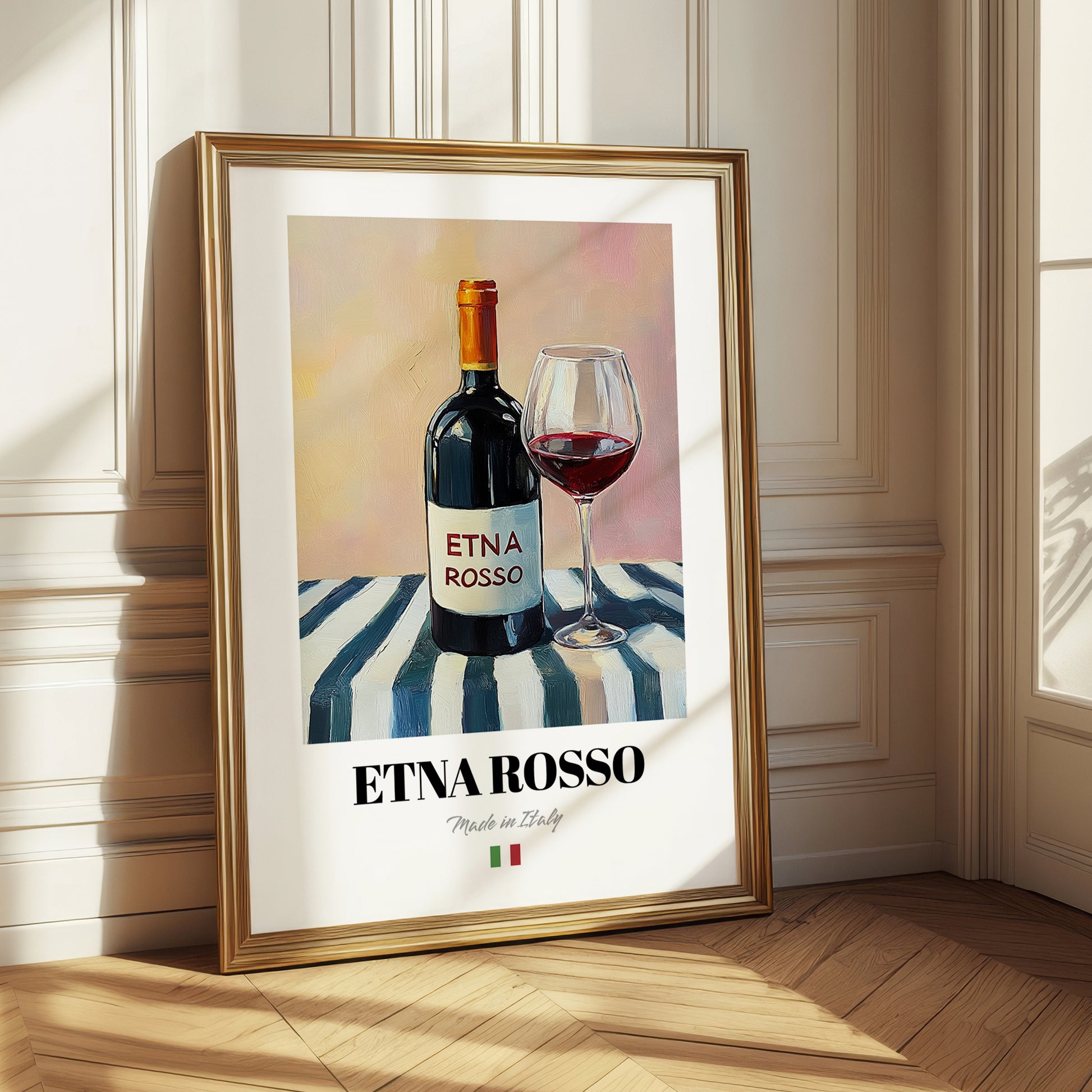 Etna Rosso – Italian Red Wine, Tasting Room Painting