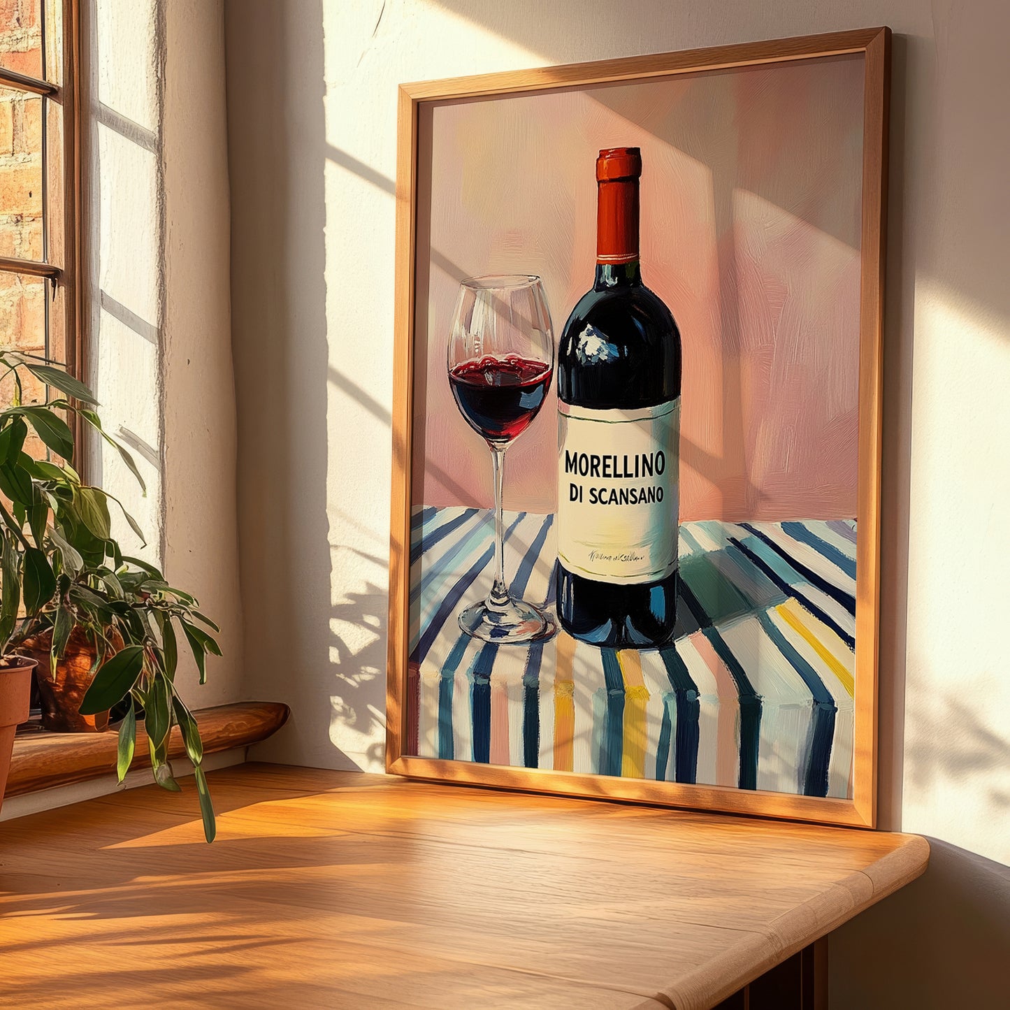 Morellino di Scansano – Italian Red Wine, Tasting Room Wall Art, clean layout with no caption