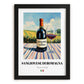 Sangiovese di Romagna – Italian Red Wine, Vinoteca Painting, in sleek black frame