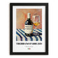Trebbiano d'Abruzzo – Italian White Wine, Enoteca Wall Art, in sleek black frame