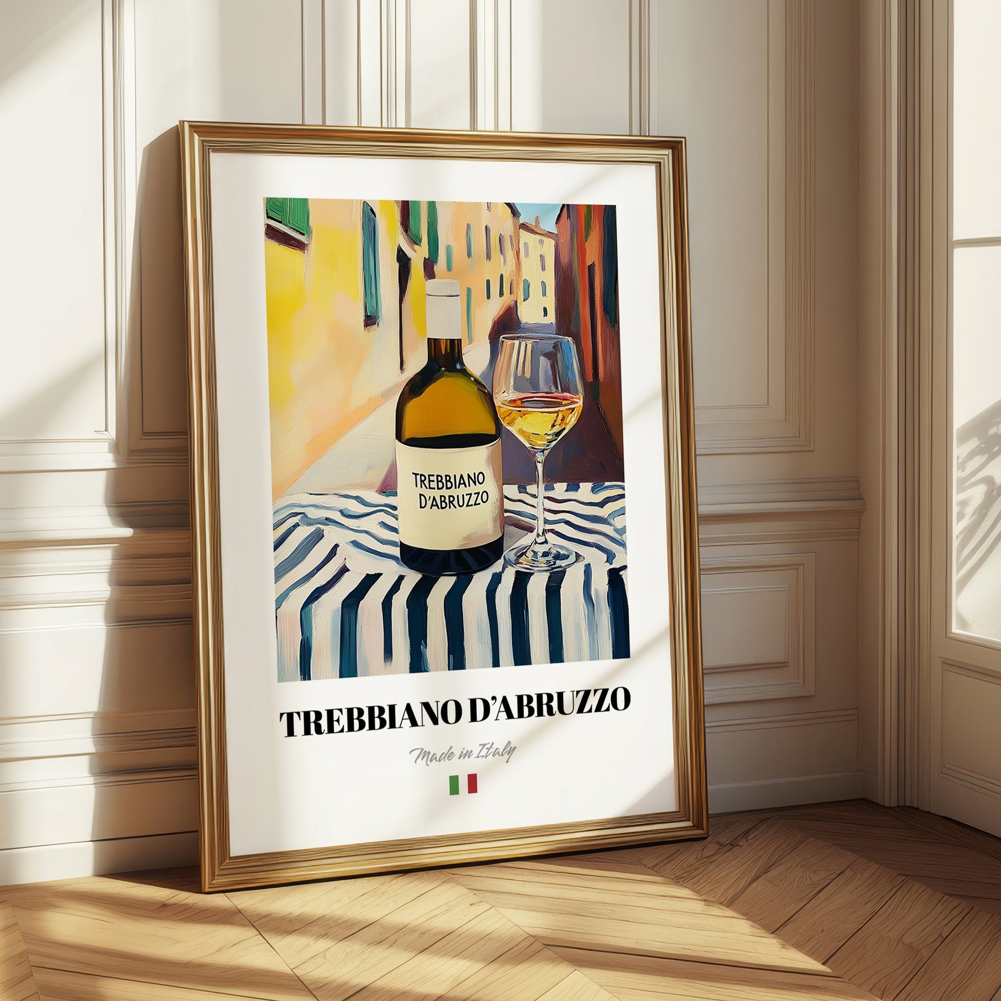 Trebbiano d'Abruzzo – Italian White Wine, Wine Bar Poster