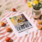 Trebbiano d'Abruzzo – Italian White Wine, Wine Bar Poster, unframed on coastal sand